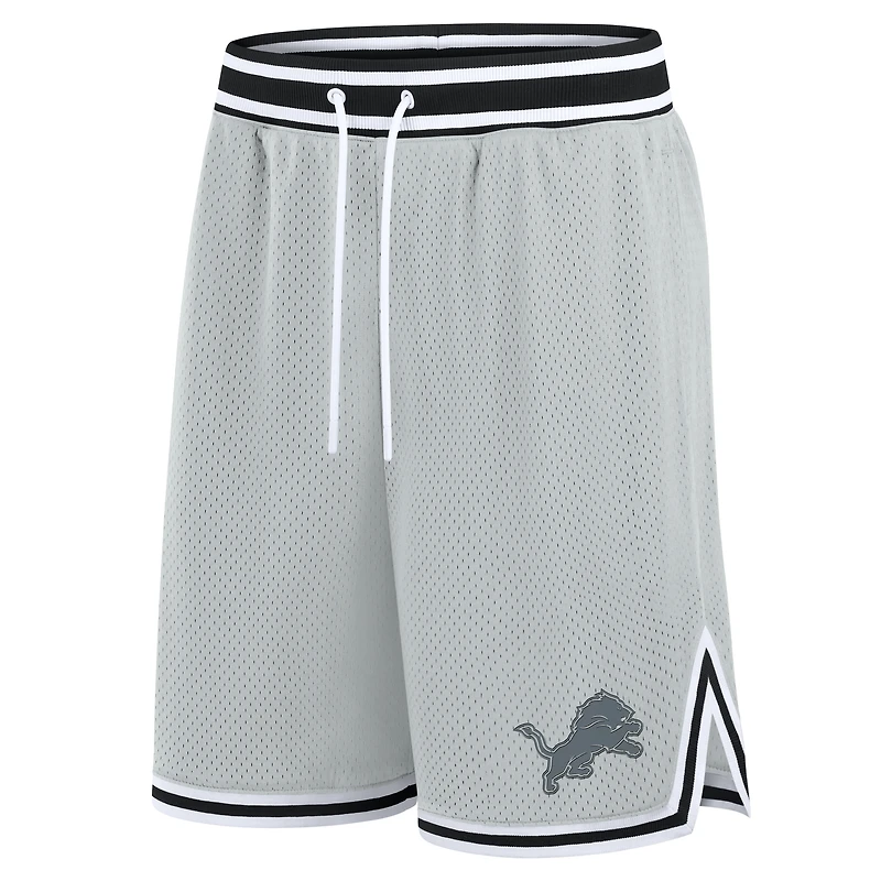 Short Fanatics pour homme Detroit Lions Elements Future Ground Silver