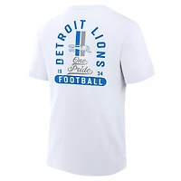 Men's Fanatics White Detroit Lions Fluid Motion Legacy T-Shirt