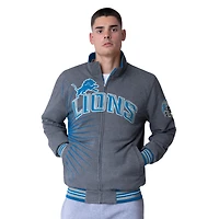 Veste réversible entièrement zippée G-III Extreme Blue Detroit Lions Strong Arm pour homme