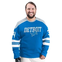 Sweat-shirt ras du cou adaptatif Lord Stanley bleu G-III Sports by Carl Banks pour homme des Lions de Detroit