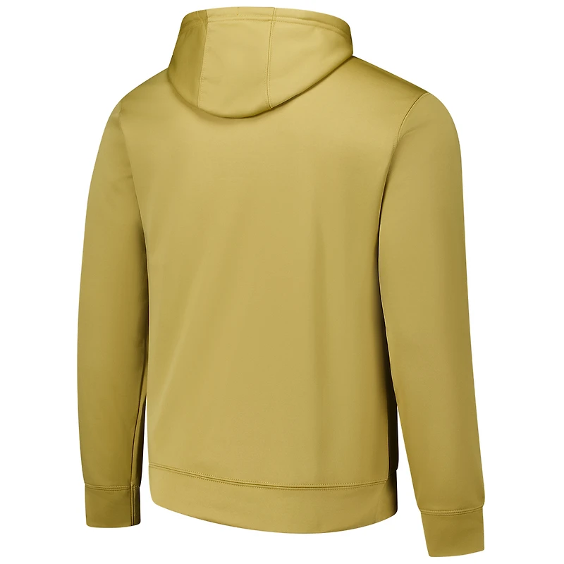 Men's Gold Detroit Lions Top Ranked Pullover Hoodie