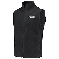 Débardeur entièrement zippé en molleton Houston Lions de Detroit gris pour homme