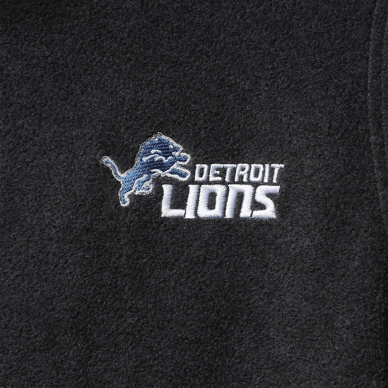 Débardeur entièrement zippé en molleton Houston Lions de Detroit gris pour homme