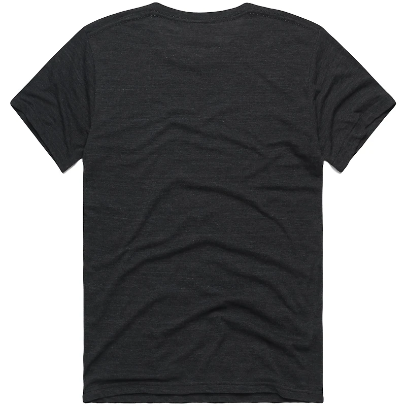 Men's Homage Charcoal Detroit Lions NFL x Grateful Dead Tri-Blend T-Shirt