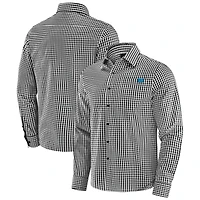 Men's J. Palmer Black Detroit Lions Dual Threat Long Sleeve Button-Up Shirt