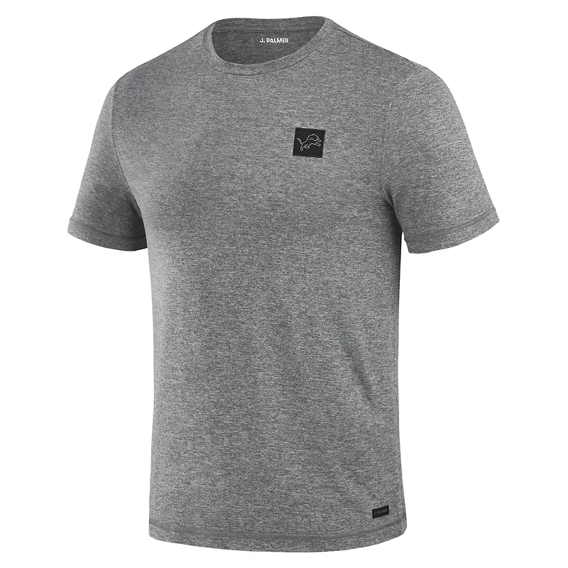 T-shirt à quatre points bleu Detroit Lions de J. Palmer pour homme