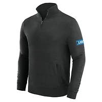 Pull zippé à quart de tour Detroit Lions J. Palmer pour homme, noir
