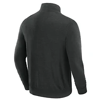 Men's J. Palmer Tan Detroit Lions Franchise Quarter-Zip Sweater