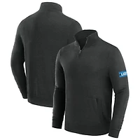 Men's J. Palmer Tan Detroit Lions Franchise Quarter-Zip Sweater