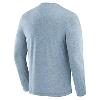 T-shirt à manches longues pour homme J. Palmer bleu Detroit Lions Four Down