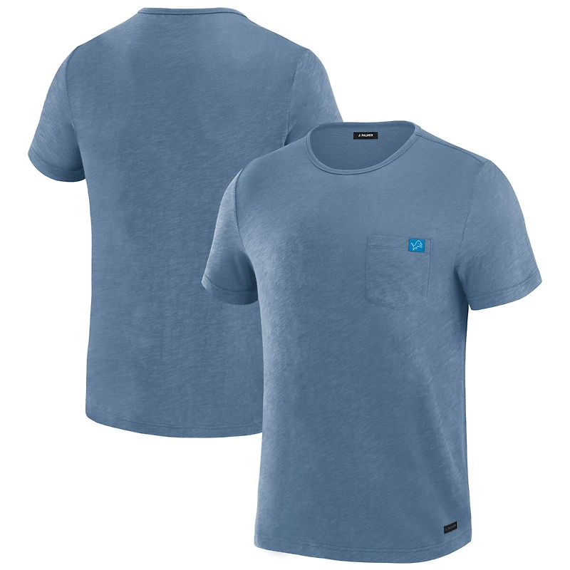 T-shirt à poche bleu J. Palmer pour homme des Lions de Détroit