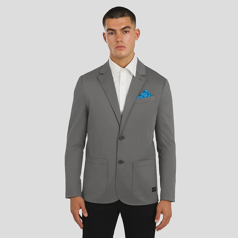 Men's J. Palmer Graphite Detroit Lions Man-In-Motion Blazer