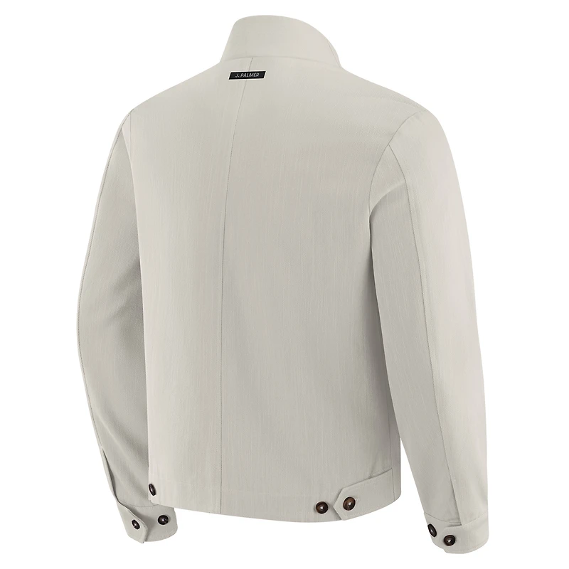 Veste zippée Air Raid grise J. Palmer pour homme des Detroit Lions