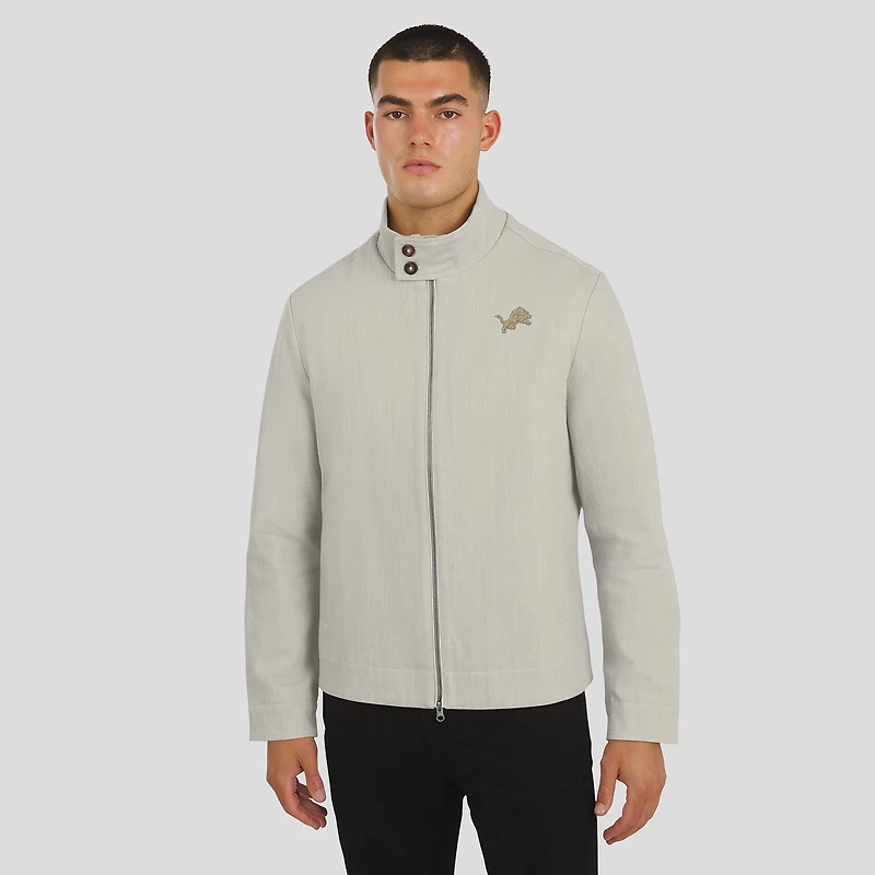 Men's J. Palmer  Gray Detroit Lions Air Raid Full-Zip Jacket