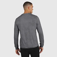 Men's J. Palmer Heather Black Detroit Lions Four Down Long Sleeve T-Shirt