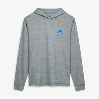 Men's johnnie-O  Gray Detroit Lions Talon Long Sleeve Hooded T-Shirt