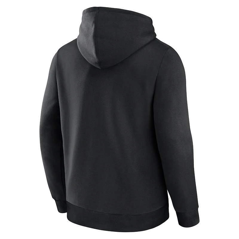 Sweat à capuche noir Detroit Lions Arch Victory pour homme, logo athlétique
