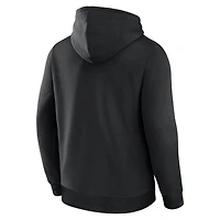 Sweat à capuche noir Detroit Lions Arch Victory pour homme, logo athlétique