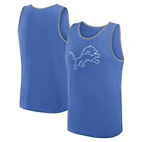 Men's Logo Athletic Blue Detroit Lions Unmatched Success Tank Top