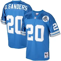 Men's Mitchell & Ness Barry Sanders Blue Detroit Lions Authentic Throwback Retired Player Jersey
