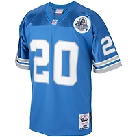 Maillot de joueur retraité authentique Mitchell & Ness Barry Sanders des Detroit Lions bleu
