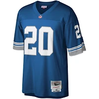Men's Mitchell & Ness Barry Sanders Blue Detroit Lions Legacy Replica Jersey
