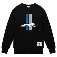 Sweat-shirt en molleton basique noir Detroit Lions de Mitchell & Ness pour homme