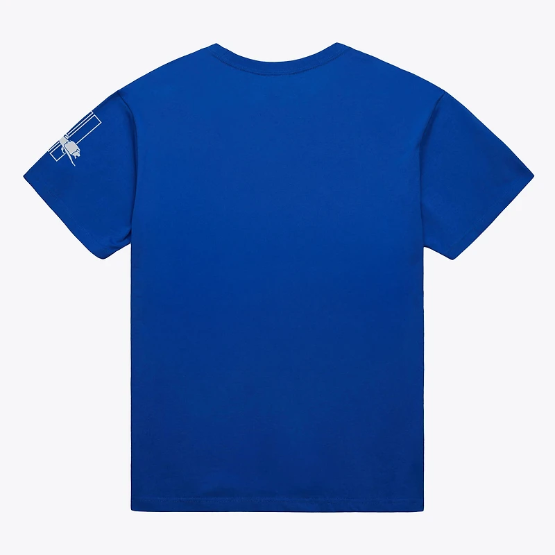 Men's Mitchell & Ness Blue Detroit Lions Head Coach Classic T-Shirt