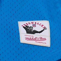 Maillot de mode Mitchell & Ness bleu Detroit Lions Head Coach en maille à boutons pour homme
