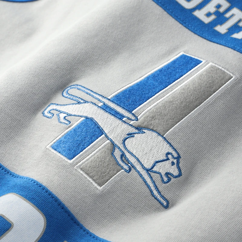 Débardeur rétro colorblock bleu Detroit Lions de Mitchell & Ness pour homme