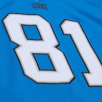 Maillot réplique bleu Mitchell & Ness Calvin Johnson des Detroit Lions 2007 Legacy pour homme