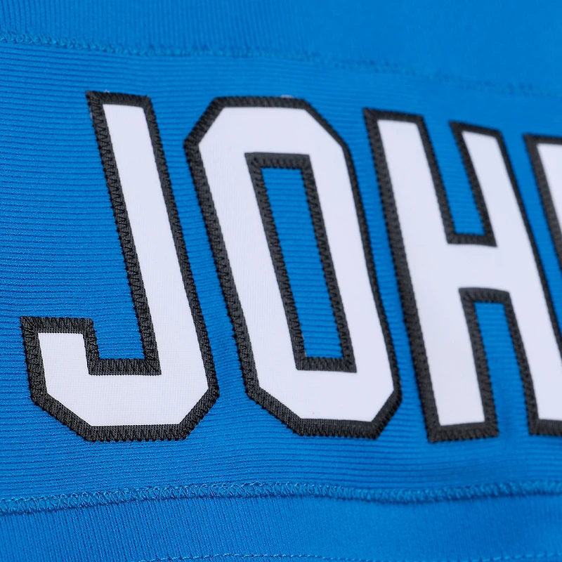 Men's Mitchell & Ness Calvin Johnson Blue Detroit Lions 2007 Legacy Replica Jersey