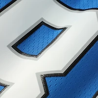 Men's Mitchell & Ness Calvin Johnson Blue Detroit Lions Big Tall 2007 Legacy Retired Player Jersey