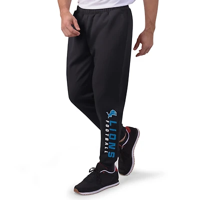 Pantalon de jogging noir Detroit Lions MSX by Michael Strahan pour homme