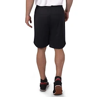 Short en maille noire Detroit Lions MSX by Michael Strahan pour homme