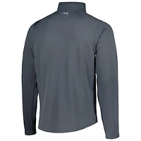Men's MSX by Michael Strahan Charcoal Detroit Lions Half-Zip Pullover