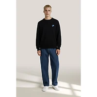 Pull en cachemire noir NAADAM Detroit Lions pour homme