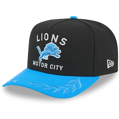 Men's New Era /Blue Detroit Lions 2025 NFL Draft 9FIFTY A-Frame Snapback Hat