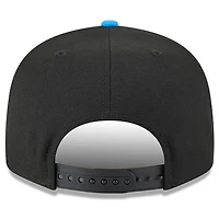 Casquette Snapback Nickelodeon Slime 9FIFTY noire/bleue pour homme des Detroit Lions de New Era