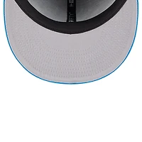 Casquette Snapback Nickelodeon Slime 9FIFTY noire/bleue pour homme des Detroit Lions de New Era