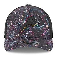 Casquette ajustable 9FORTY NFL Crucial Catch 2025 des Detroit Lions de New Era pour homme, noire