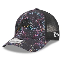 Casquette ajustable 9FORTY NFL Crucial Catch 2025 des Detroit Lions de New Era pour homme, noire