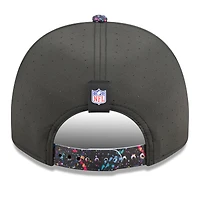 Men's New Era  Black Detroit Lions 2025 NFL Crucial Catch A-Frame 9FIFTY Snapback Hat