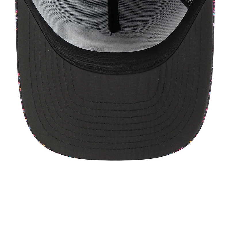 Men's New Era  Black Detroit Lions 2025 NFL Crucial Catch A-Frame 9FIFTY Snapback Hat
