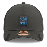Men's New Era Blue Detroit Lions 2025 Sideline  M-Crown 9FORTY Adjustable Hat
