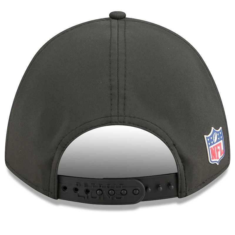 Men's New Era Blue Detroit Lions 2025 Sideline  M-Crown 9FORTY Adjustable Hat