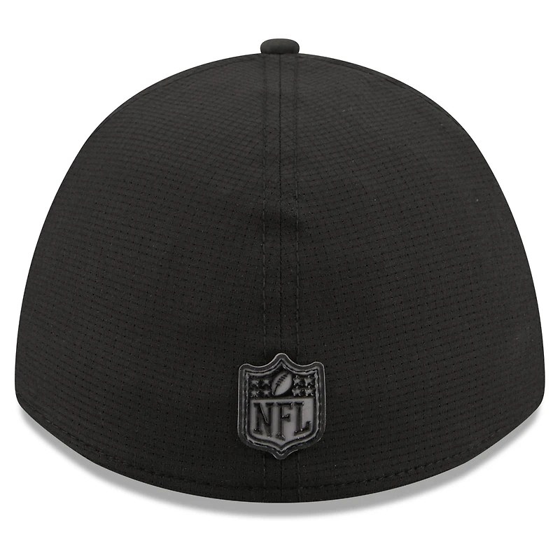 Men's New Era Black Detroit Lions 2026 NFL Training Camp 39THIRTY Flex Hat