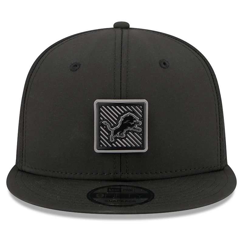 Men's New Era Black Detroit Lions 2026 NFL Training Camp 9FIFTY Adjustable Hat