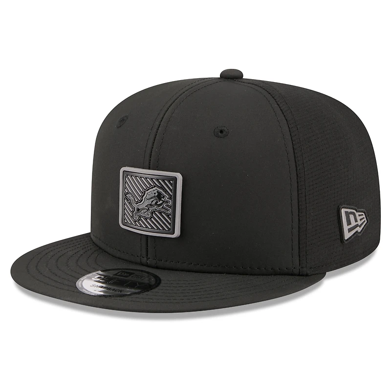 Men's New Era Black Detroit Lions 2026 NFL Training Camp 9FIFTY Adjustable Hat