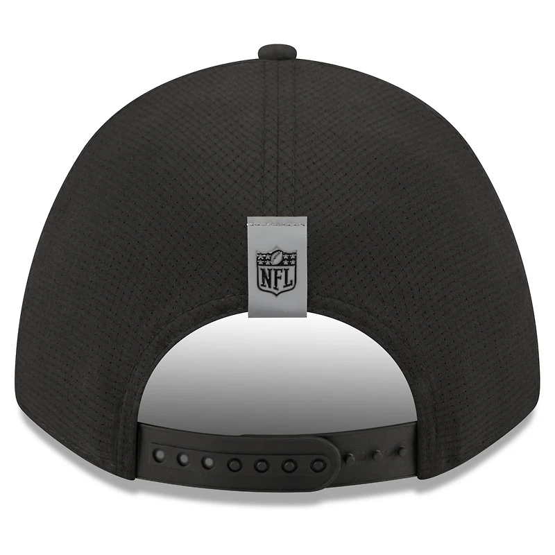Men's New Era Black Detroit Lions 2026 NFL Training Camp 9FORTY Adjustable Hat